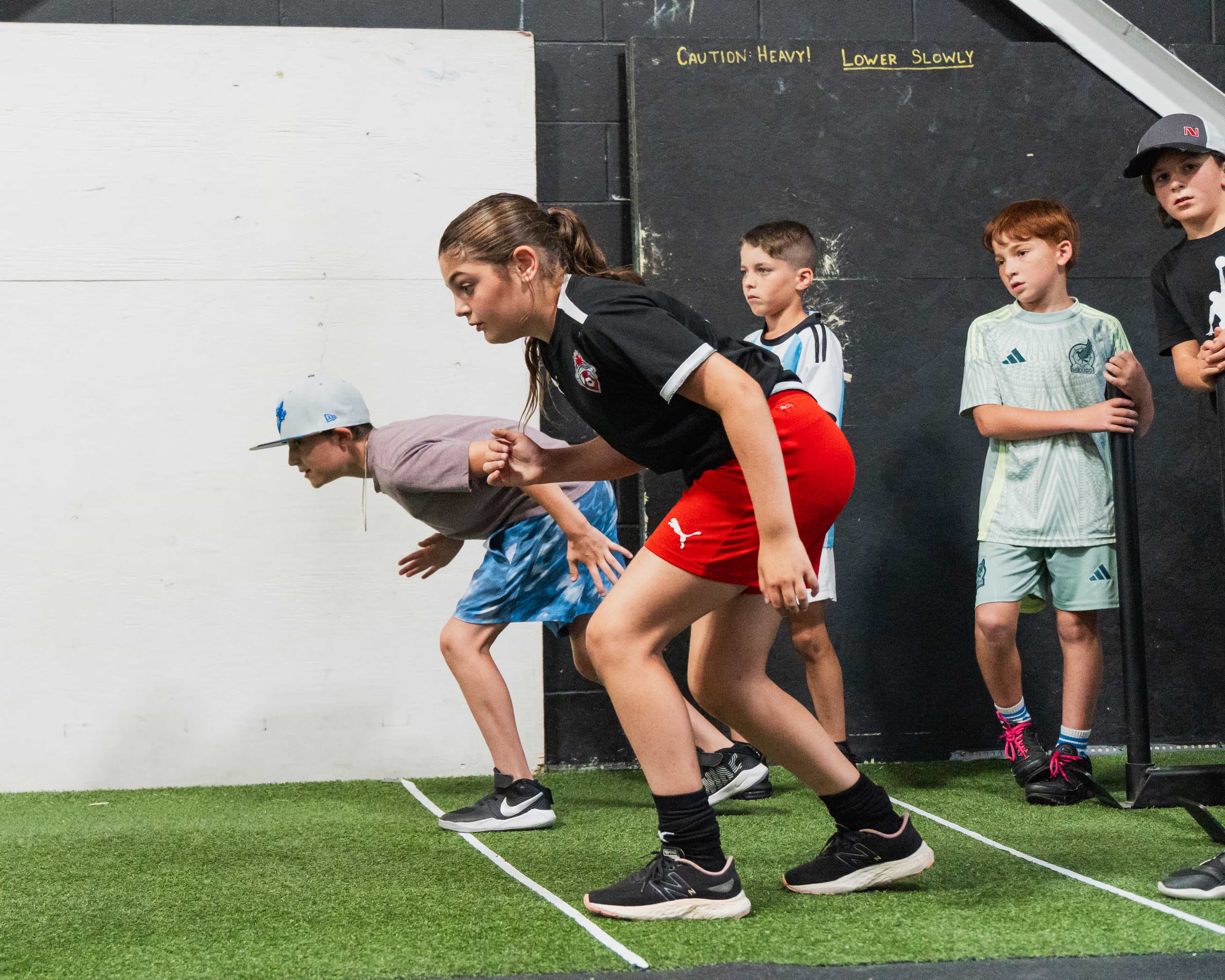 Youth athletes training at CANAM